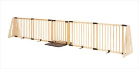 木製パーテーション FLEX400-W ナチュラル 日本育児 ベビーゲート
